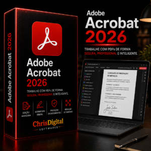Adobe Acrobat 2026 para Windows 10 e Windows 11 | Licença Permanente