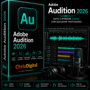 Adobe Audition 2026 para Windows 11 | Licença Permanente