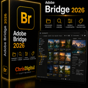 Adobe Bridge 2026 para Windows 10 e Windows 11 | Licença Permanente