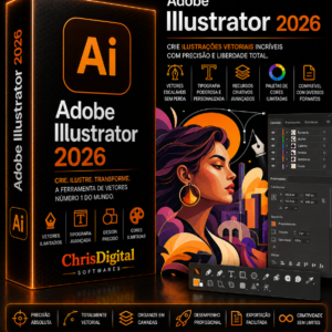 Adobe Illustrator 2026 para Windows 11 | Licença Permanente