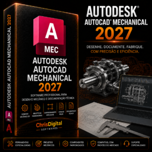 Autodesk AutoCAD Mechanical 2027 em Inglês para Windows 10 e Windows 11 | Licença Permanente