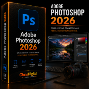 Adobe Photoshop 2026 para Windows 10 e 11 | Licença Permanente
