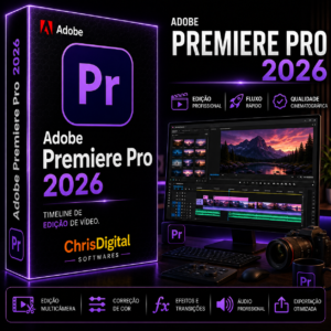 Adobe Premiere Pro 2026 para Windows 11 | Licença Permanente