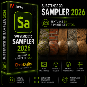 Adobe Substance 3D Sampler 2026 para Windows 11 | Licença Permanente