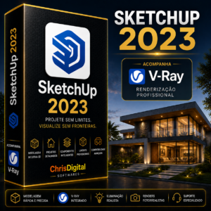 SketchUp 2023 para Windows 10 e Windows 11 | Licença Permanente