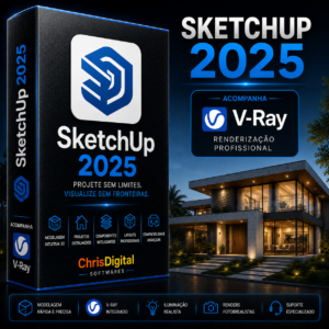 SketchUp Pro 2025 para Windows 10 e Windows 11 | Licença Permanente