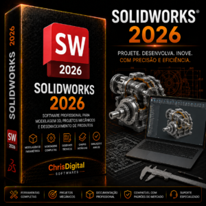 SolidWorks 2026 para Windows 10 e Windows 11 | Licença Permanente
