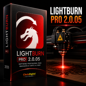 LightBurn Pro 2.0.05 para Windows 10 e 11 | Licença Permanente