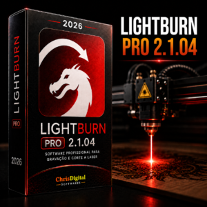 LightBurn Pro 2.1.04 para Windows 10 e 11 | Licença Permanente